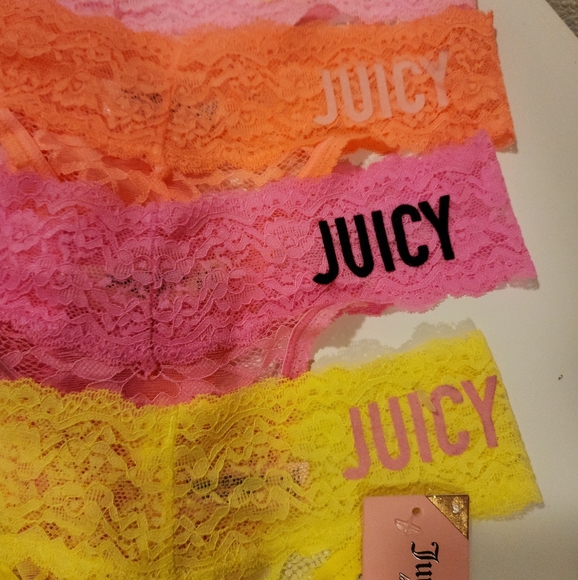 Juicy Couture NWT Thong Panties - Picture 3 of 7